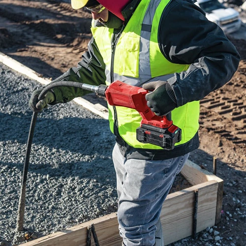 Applications de vibrateurs en béton